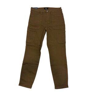 OAT New York Womens Jeans Brown Size 29 Skinny Cargo Pants Gorpcore Utility NWT